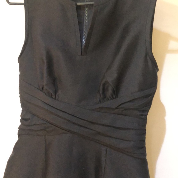 Pink Tartan Black Silk Sheath Dress - Picture 4 of 6